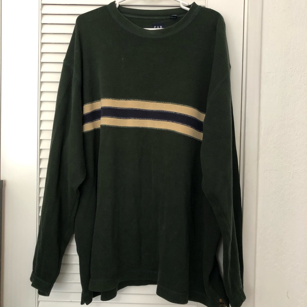 Vintage GAP long sleeve striped crewneck sweater